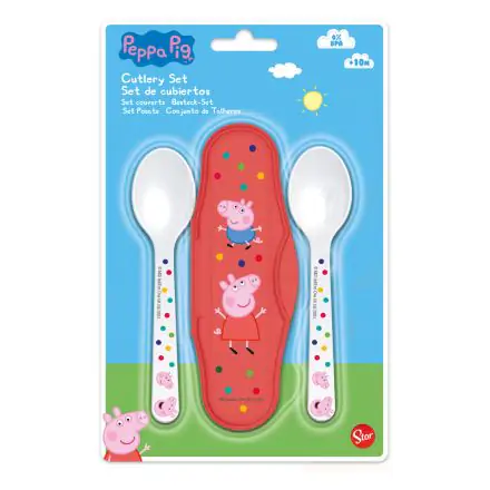 Peppa Pig Baby Travel Utensil Set product photo