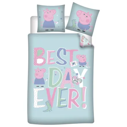Peppa Pig Best Day Microfiber Duvet Cover product photo