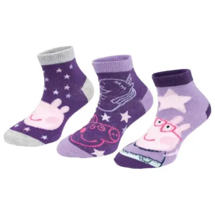 Peppa Pig Dream Purple Kids Secret Socks 27/30 product photo