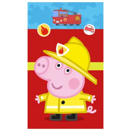 Peppa Pig Fireman hand towel, face towel, towel product photo