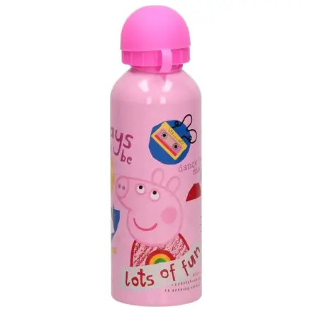 Peppa Pig Fun Aluminum Drinking Bottle with Cap 500 ml product photo