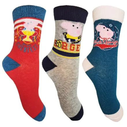Peppa Pig George Blue kids socks 31/34 product photo