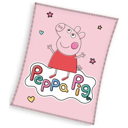 Peppa Pig Happy Fleece Blanket product photo
