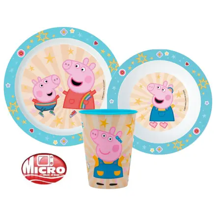 Peppa Pig Kindness Dinnerware Set, Micro Plastic Set, with 260 ml Cup product photo