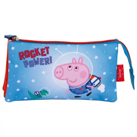 Peppa Pig Rocket 3-compartment Pencil Case 21 cm product photo