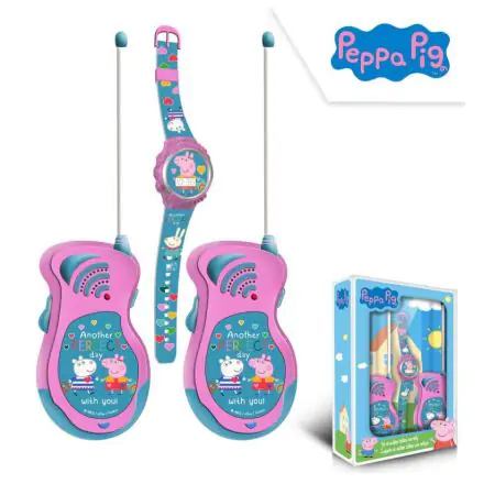 Peppa Pig Walkie Talkie + Digital Watch Set product photo