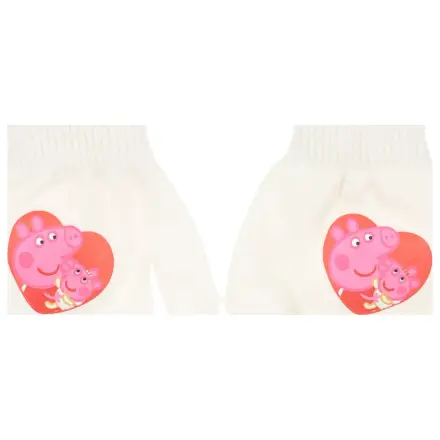 Peppa Pig White Heart kids gloves product photo