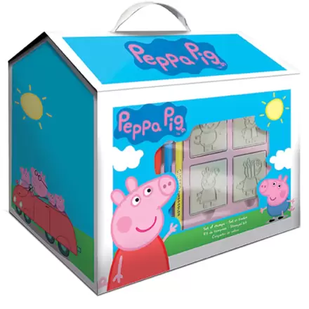 Peppa Pig house stationery set 20pcs product photo