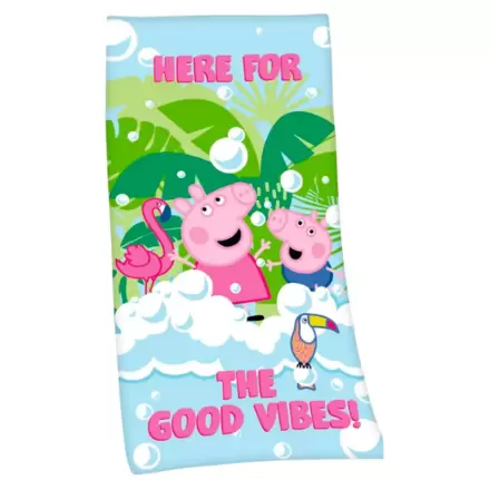 Peppa Pig Good Vibes microfibre beach towel product photo