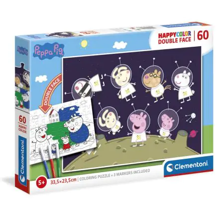Peppa Pig Happy Color puzzle 60pcs termékfotója