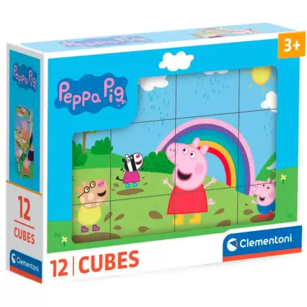 Peppa Pig cube puzzle 12pcs termékfotója