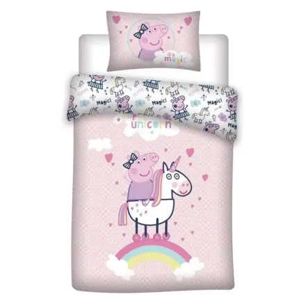 Peppa Pig microfibre duvet cover bed 90cm product photo