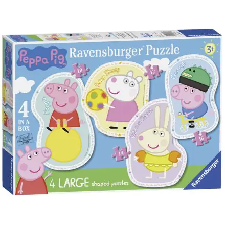 Peppa Pig puzzle 10+12+14+16pcs product photo