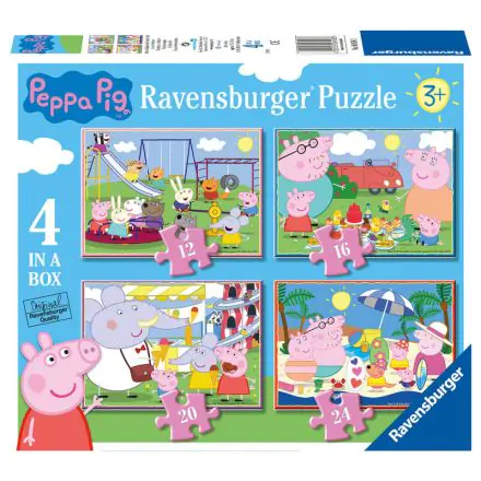 Peppa Pig puzzle 12+16+20+24pcs product photo