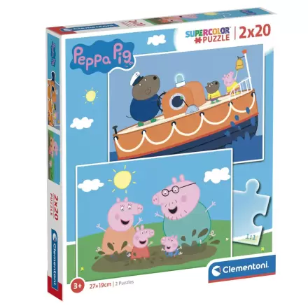 Peppa Pig puzzle 2x20pcs termékfotója