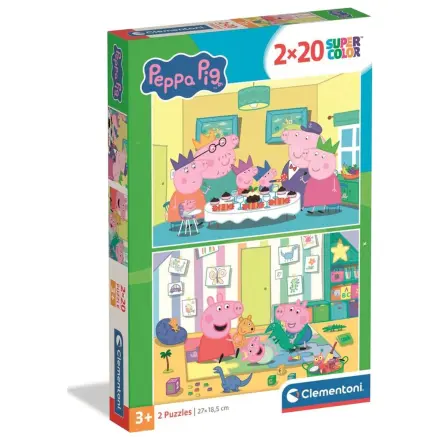 Peppa Pig puzzle 2x20pcs product photo