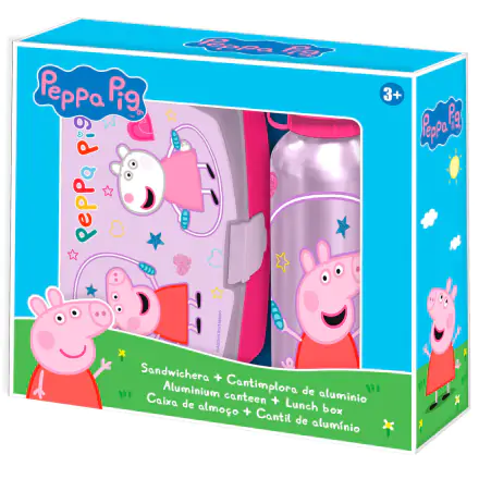 Peppa Pig Lunch box + aluminium bottle set 500ml termékfotója