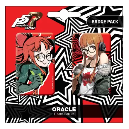 Persona 5 Royal Pin Badges 2-Pack Oracle / Futaba Sakura termékfotója