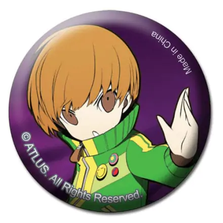 Persona Q metal Pin Badge Chie product photo