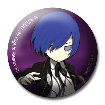 Persona Q metal Pin Badge Protagonist P3 product photo