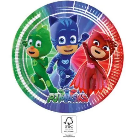 PJ Masks Paper Plates 8 pcs 23 cm FSC product photo
