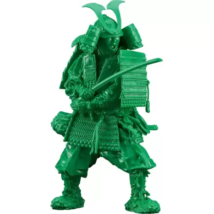 PLAMAX Plastic Model Kit 1/12 Kamakura Period Armored Warrior: Green Color Edition 13 cm product photo