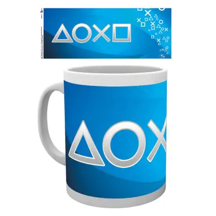 Playstation silver buttons mug product photo
