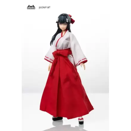 Pocket Art Action Action Figure 1/12 PA005 Exorcism Shrine Maiden Tsubaki 15 cm product photo