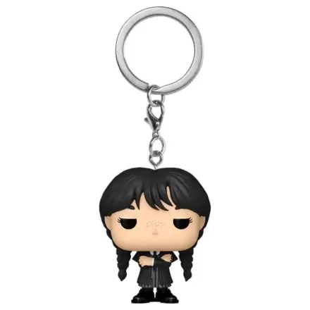 Pocket Funko POP Keychain Wednesday - Wednesday Addams product photo