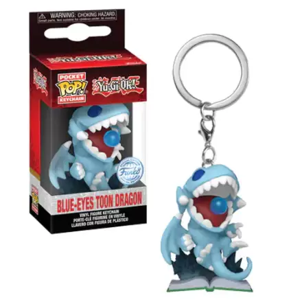 Pocket Funko POP keychain Yu-Gi-Oh Blue-Eyes Toon Dragon Attack termékfotója