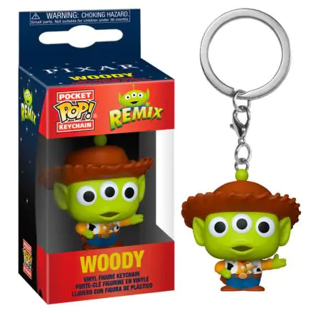 Toy Story Pocket POP! Vinyl Keychain Alien as Woody 4 cm product photo