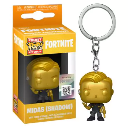 Pocket POP keychain Fortnite Midas Metallic product photo