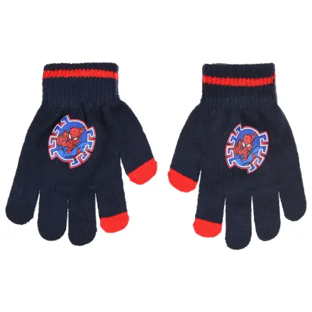 Spider-Man Blue Touchscreen Kids Gloves product photo