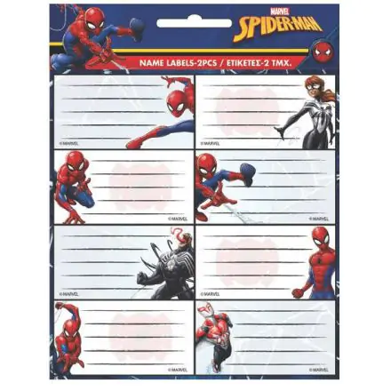 Spiderman booklet label 16 pcs product photo