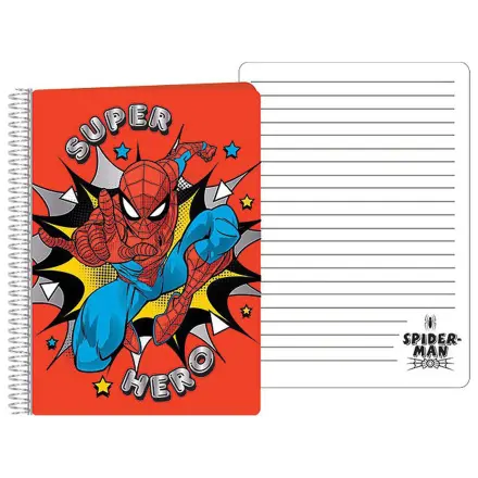 Spider-Man Hero spiral notebook, A5 notebook product photo