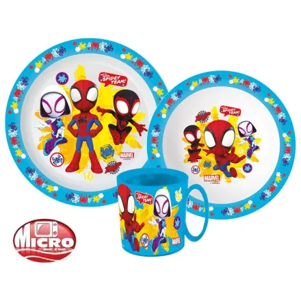 Spider-Man Spidey Dinnerware Set, Micro Plastic Set with Mug 350 ml product photo