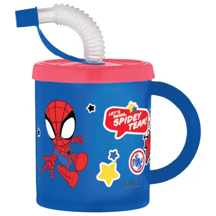 Spider-Man Spidey Plastic Straw Mug product photo
