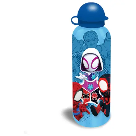 Spider-Man Tiny Hero Aluminum Water Bottle with Spout Cap 500 ml product photo