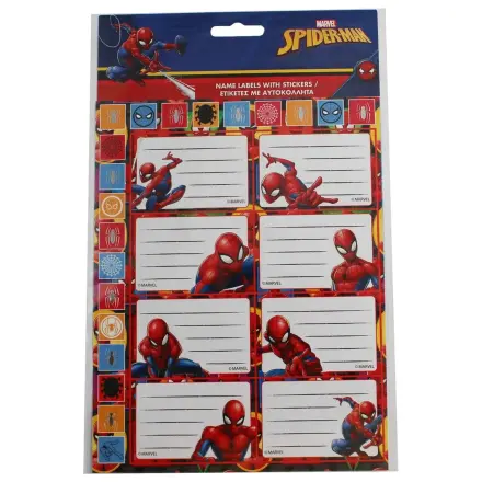 Spider-Man Wall notebook label with sticker 16 pcs product photo
