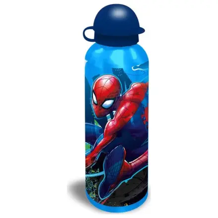 Spider-Man Web-Slinger Blue Aluminum Water Bottle with Spout Cap 500 ml product photo