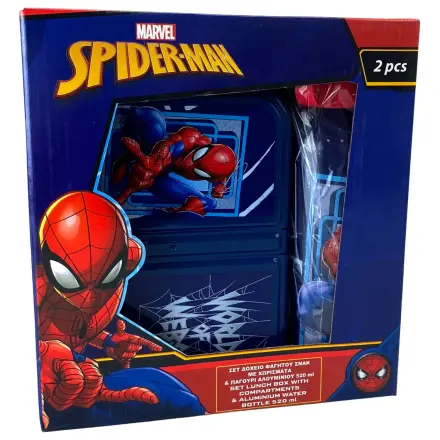 Spider-Man World of Web Lunch Box + Aluminum Water Bottle Set product photo