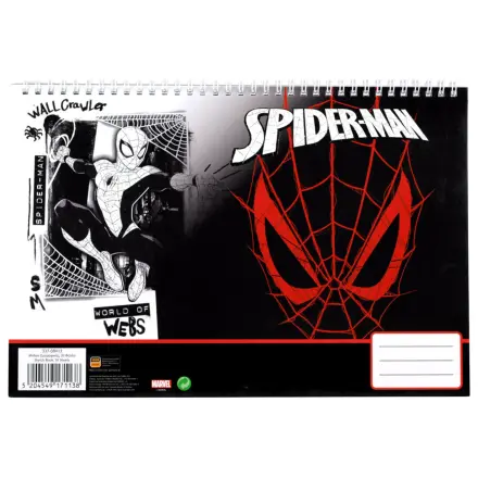 Spider-Man World of Webs A/4 Spiral Sketchbook, 30 sheets product photo