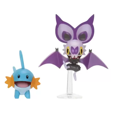 Pokémon Figure 2-Pack Mudkip & Noibat with Stand 8 cm product photo