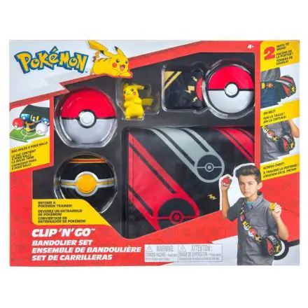 Pokémon Bandolier Set Poké Ball, Luxury Ball & Pikachu #2 product photo