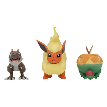 Pokémon Battle Figure Set 3-Pack Appltun, Tyrunt, Flareon 5 cm product photo