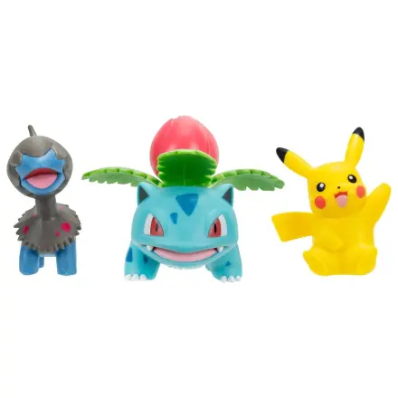 Pokémon Battle Figure Set Action Figures Pikachu, Deino & Ivysaur (3-Pack) product photo