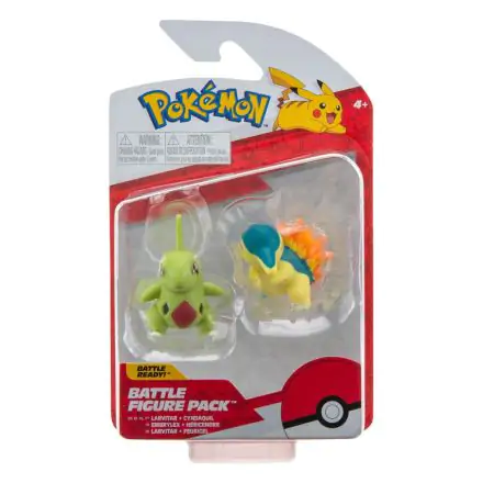 Pokémon Battle Figure 2 Pack Cyndaquil & Larvitar 5 cm product photo