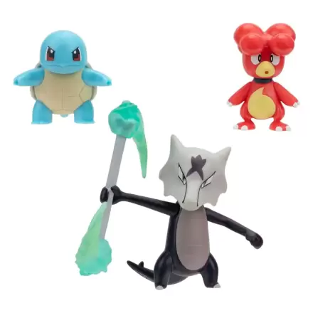 Pokémon Battle Figure Set 3-Pack Magby, Squirtle #4, Alolan Marowak 5 cm product photo