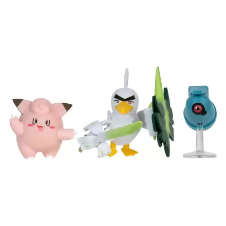 Pokémon Battle Figure Set 3-Pack Clefairy, Beldum, Sirfetch'd 5 cm product photo