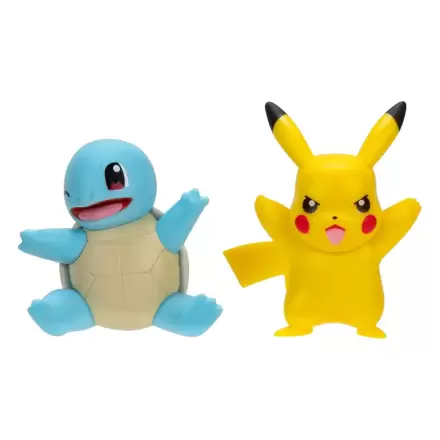 Pokémon Battle Figure First Partner Set Figure 2-Pack Squirtle #2, Pikachu #9 product photo